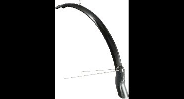 Voorspatbord Eurofender Scatto 28" x 51 mm - zwart