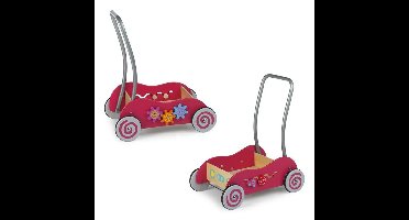 Simply for Kids Houten Duwwagen Roze