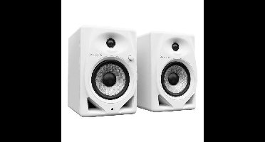 Paar Pioneer DJ DM-50D-W monitoring speakers - Bass Reflex - 2x25W - DJ of Productiemodus - Wit