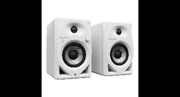 Paar Pioneer DJ DM-40D-BT-W monitoring speakers - Bluetooth - Bass Reflex - 2x19W - DJ of Productiemodus - Wit