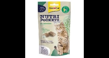 GIMCAT Nutri Pockets Insect with Catnip - Kattensnoepje - 60g