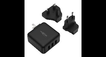 Ansmann USB reisstekker USA+UK