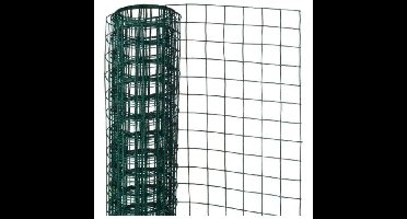Vierkant draadgaas - NATUURLIJK - 1 x 3 m - Dikte 12,7 mm - Groen
