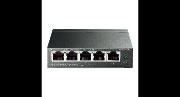 TP-Link TL-SG105PE netwerk-switch Managed L2 Gigabit Ethernet (10/100/1000) Power over Ethernet (PoE) Zwart
