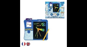 Interactief prentenboek - LEXIBOOK - Tweetalig - 200 educatieve kaarten - Tekentablet - Leuk leren