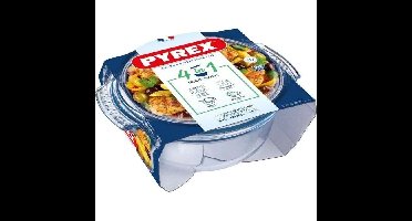 PYREX - 118A000 / 7043 - Cocotte ronde - 32cm * 27cm - Pyrex Classic - 3,5L + 1,4L
