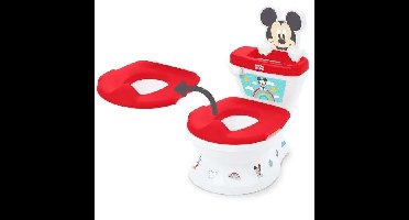 DISNEY BABY - MICKEY - Mini-toilet met meegeleverde toiletbrilverkleiner, 2 in 1, MySize, Uitneembaar potje voor eenvoudige reiniging