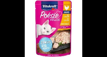 VITAKRAFT POESIE DELICE JUNIOR kip - natvoer voor katten - 85 g