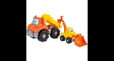 ECOIFFIER - 492 - Vrachtwagen + graaflaadmachine