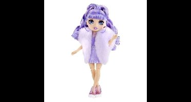 Regenboog Hoge Kristallen Mannequinpop 27 cm - Paars