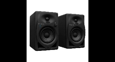 Paar Pioneer DJ DM-40D-BT monitoring speakers - Bluetooth - Bass Reflex - 2x19W - DJ of Productiemodus - Zwart