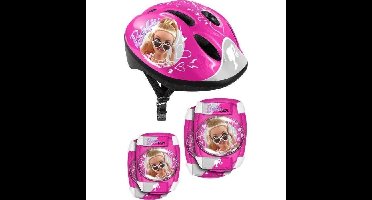 STAMP - Helm + Elleboog/Kniebeschermers - Barbie
