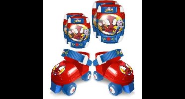 STAMP - Set Rolschaatsen met kniebeschermers - Spidey