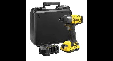 Slagschroevendraaier 165 Nm - 18V - 2800 tpm, 3100 tps/min, LED - V20-serie - STANLEY FATMAX, SFMCF800D1K-QW