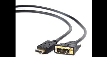 Gembird CC-DPM-DVIM-6 video kabel adapter 1,8 m DisplayPort DVI Zwart