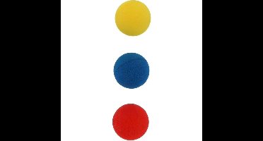 Softballen 3 Stuks Rood/Geel/Blauw