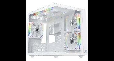 PC-behuizing zonder voeding - XIGMATEK Aqua M Lite Arctic - EN44427 - Kubus - Micro-ATX-vormfactor - Wit