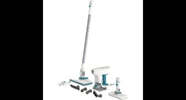 Multifunctionele stoommop - BLACK & DECKER - BHSM15FX08-QS - 1500 W - 8 accessoires - Wit / Grijs / Blauw