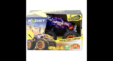 Op afstand bestuurbare auto - EXOST - Phantom Force 1:16 - 10 km/u - 28 -5 cm - paars en oranje - 5 jaar oud