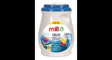MILL PROFESSIONAL 3-kamer kleurwascapsules 70 stuks.