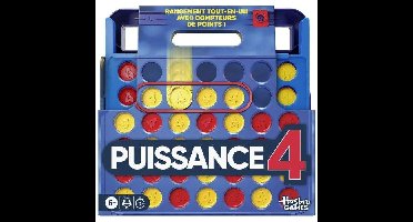 Connect 4 (editie 2025), alles-in-één opbergdoos, draagtas, familiespel, 6+ jaar, 2 spelers, Hasbro Games