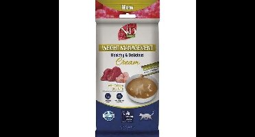 FARMINA N&D Quinoa Cat Weight Management Cream with Chicken & Tuna box - kattensnack - 4x15g