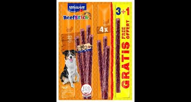 VITAKRAFT Beef Stick Turkey - traktatie voor hond - 3+1