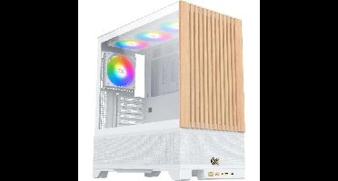 PC-behuizing - XIGMATEK - Endorphin WD Arctic (wit) - Medium tower - E-ATX-formaat - Zonder voeding