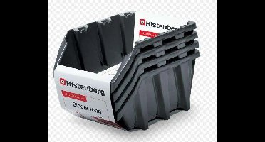 KISTENBERG KUWETY 30 BINEER LONG 4szt. CZARNE 295x198x133mm (levertijd 8 werkdagen)