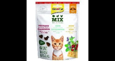 GIMCAT Crunchy Snacks Eiwitrijke mix - kattensnack - 140g