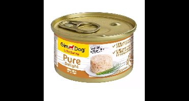 GIMDOG Little Darling Pure Delight Chicken Mono - natvoer voor honden - 85g