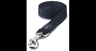 ROGZ FOR DOGS FANBELT LONG LIJN ZWART