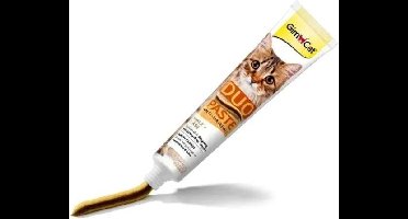 GIMCAT Duo Paste Anti-Hairball mout met kaas - kattensnack - 50g