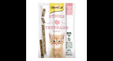 GIMCAT Sticks Kitten Turkey - Kattensnoepje - 3x3g