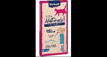 VITAKRAFT Vita Naturals Liquid Salmon - Kattensnoepje - 5 x 15g