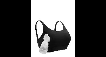Momcozy handsfree borstvoedingsbeha, zwart, 2XL