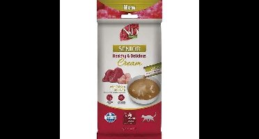 FARMINA N&D Quinoa Cat Senior Cream with Chicken & Tuna box - kattensnack - 4x15g