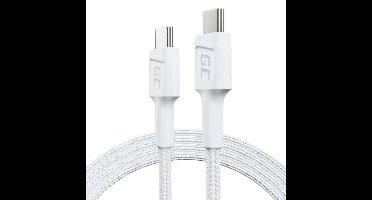 Green Cell KABGC30W USB-kabel USB 3.2 Gen 1 (3.1 Gen 1) 1,2 m USB C Wit