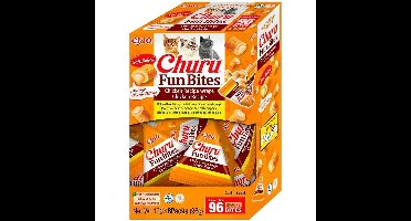 INABA Churu Fun Bites Chicken - Kattensnoepje - 8x12g