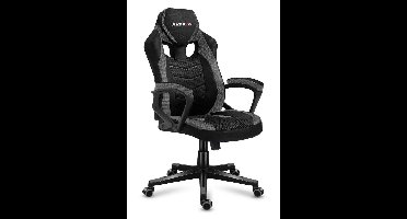 Huzaro FORCE 2.5 GREY MESH Gaming leunstoel Zitgedeelte van mesh Zwart, Grijs