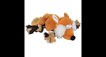 Trixie vos speeltje met touw 34 cm 35919