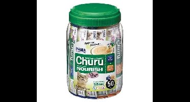 INABA Churu Nourrish Chicken and Tuna - Kattensnoepje - 50x14 g
