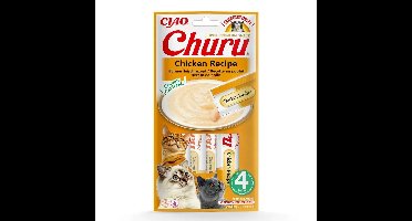 INABA Churu Kip - Kattensnoepje - 4x14 g
