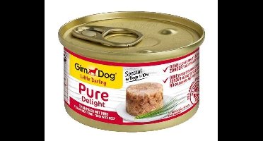 GIMDOG Little Darling Pure Delight Tuna with beef - natvoer voor honden - 85g