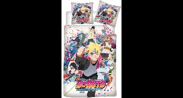 Boruto dekbedovertrek Team 140 x 200 cm - polyester