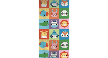 Fisher-Price strandlaken Animals 70 x 140 cm