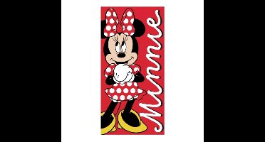 Disney Minnie Mouse strandlaken Polka Love sneldrogend 70 x 140 cm - polyester