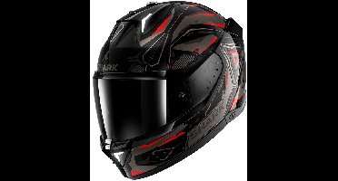 SHARK Skwal i3 Linik, Integraalhelm, Zwart-Antraciet-Rood KAR