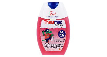 Theramed 2in1 Junior Tandpasta + Mondwater Aardbei