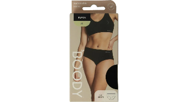 Boody Midi Heupslip Zwart M